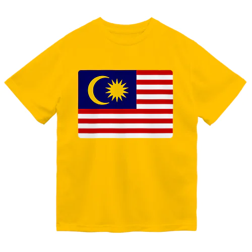 マレーシアの国旗 ドライTシャツ
