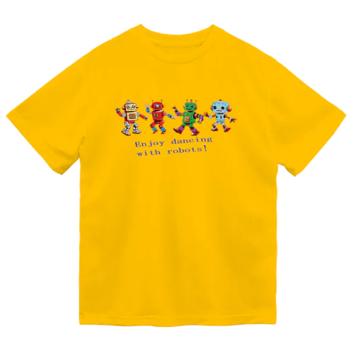 ロボットのダンス ドライTシャツ