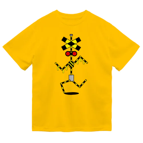 走れ！踏切 カンカン くん Railroad crossing ふみきり フミキリ  Dry T-Shirt