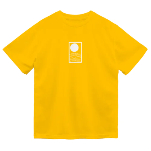 芒に月 白抜き Dry T-Shirt