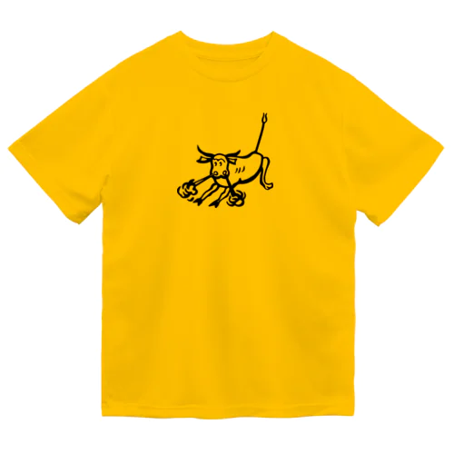 荒ぶる雄牛（Snorting Bull） ドライTシャツ