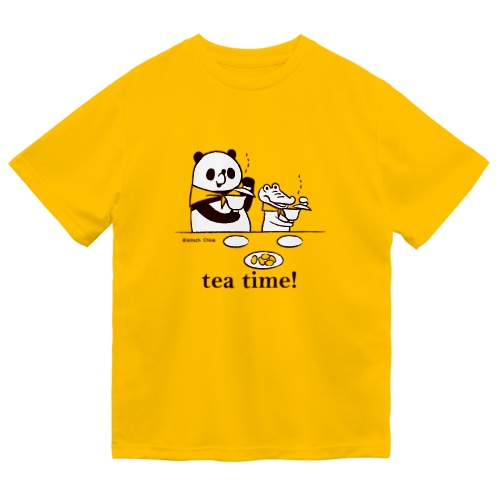 中国茶タイム　パンダのおはなし Dry T-Shirt