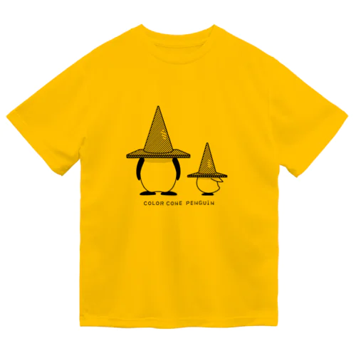 カラーコーンペンギン(黒) Dry T-Shirt