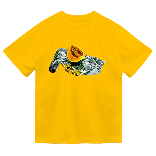 かぼちゃとアルミホイル(枠なしver) Dry T-Shirt
