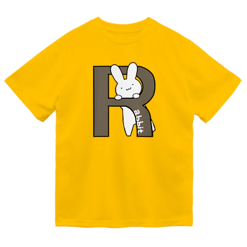 覗き見るうさぎ Dry T-Shirt