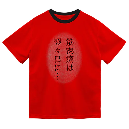 筋肉痛は翌々日に… Dry T-Shirt