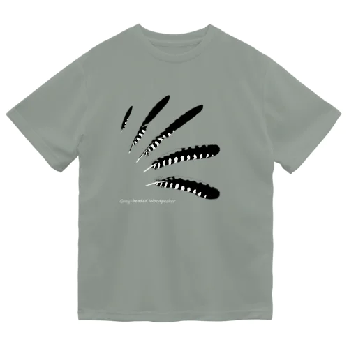 ヤマゲラノハネアツメ　　濃い色のTシャツ用 Dry T-Shirt