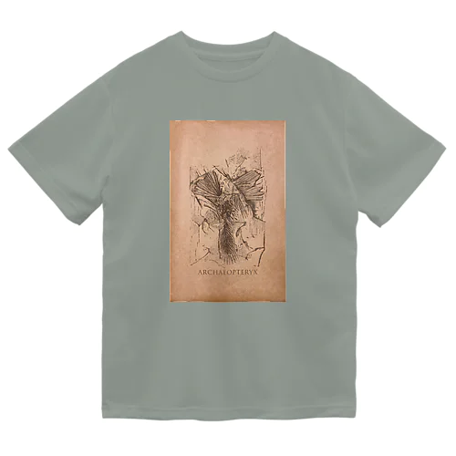 始祖鳥の化石 ドライTシャツ