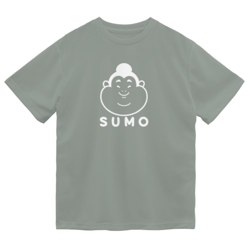お相撲さん(白線) Dry T-Shirt
