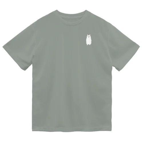 スピッツ(おすわり)ワンポイント Dry T-Shirt