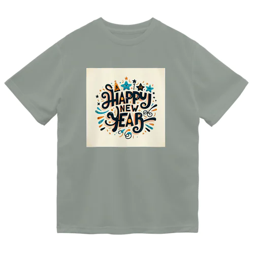 A HAPPY NEW YEAR ドライTシャツ