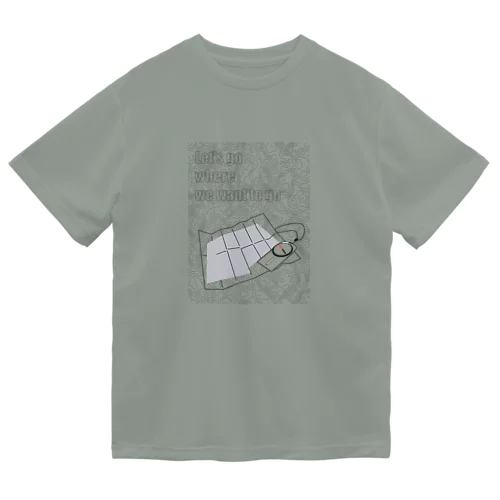 地図とコンパス Dry T-Shirt