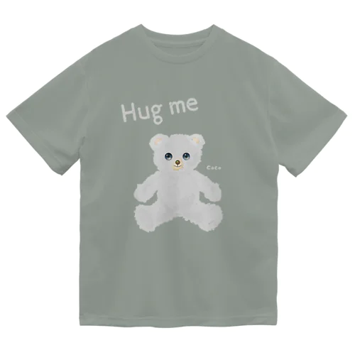 【Hug me】（白くま） Dry T-Shirt