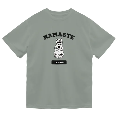 ナマステヨガ猫/yogaねこ ドライTシャツ