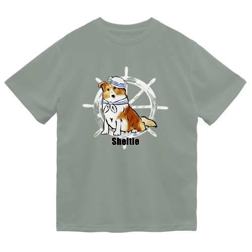 マリンだワン　シェルティー Dry T-Shirt