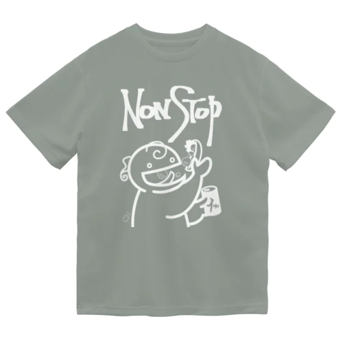 Non Stop・WHITE ドライTシャツ