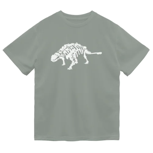 みんな大好きアンキロサウルスの骨 ドライTシャツ