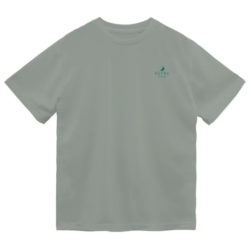 Retre.-リトル-ロゴ入りグッズグリーン Dry T-Shirt