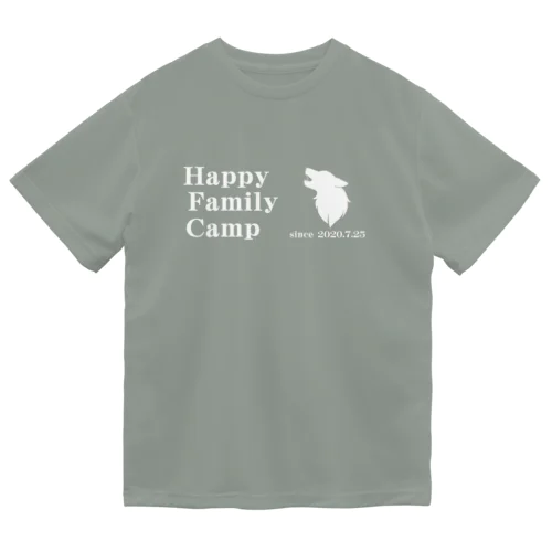 Happy Family Camp　ホワイトバージョン ドライTシャツ