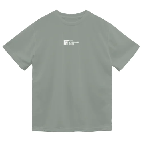 カクガリヘッド白ロゴ Dry T-Shirt