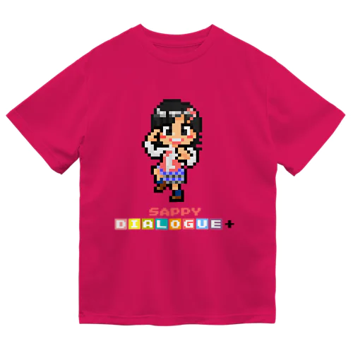 ドットDIALOGUE＋ さっぴ推しドライTシャツ(ホットピンク) ドライTシャツ