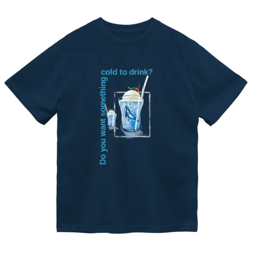 くじらがいるソーダ Dry T-Shirt