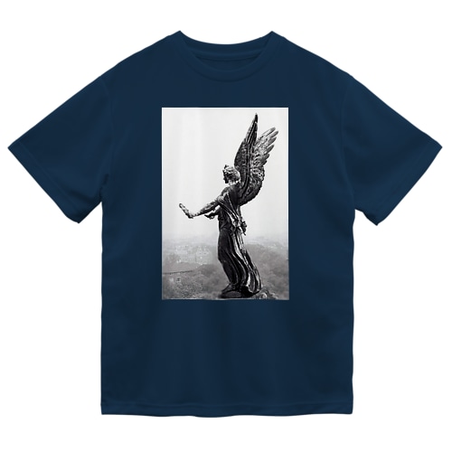 [勝利の女神Victoria]-月桂冠を持つヴィクトリアのブロンズ像 Dry T-Shirt