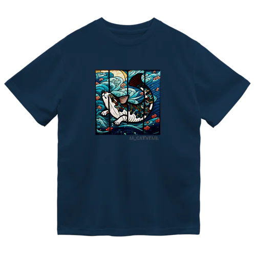 AI_CAT'sTAIL　変猫　サバ　T Dry T-Shirt