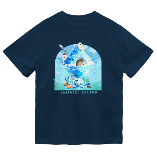 かき氷アイランド ドライTシャツ