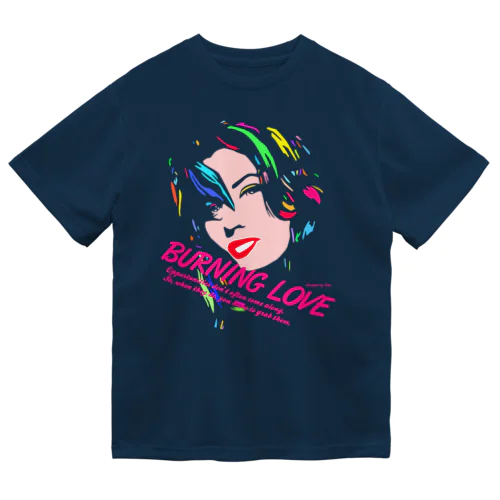 BURNING LOVE ドライTシャツ