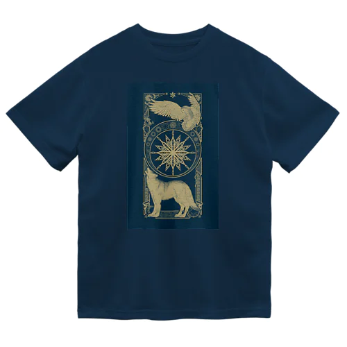 星月夜の狼梟 Dry T-Shirt