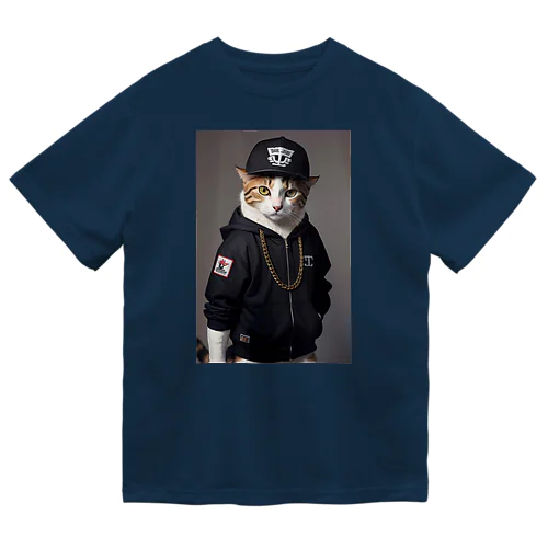 ヒップホップ猫 Dry T-Shirt