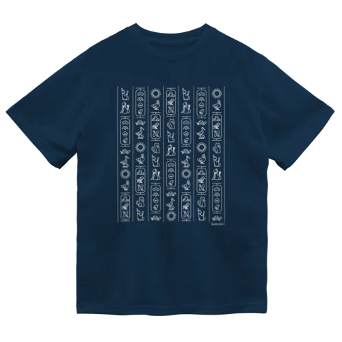 日本ヒエログリフ（白） Dry T-Shirt