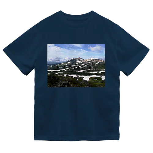 大雪山のシマウマ模様 Dry T-Shirt