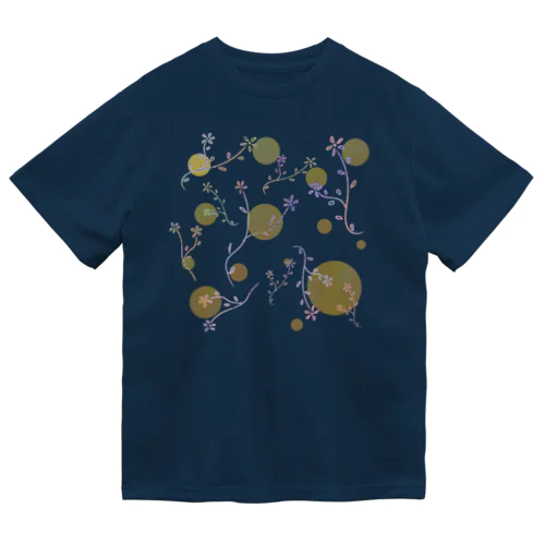 パステルカラー草花 ドライTシャツ