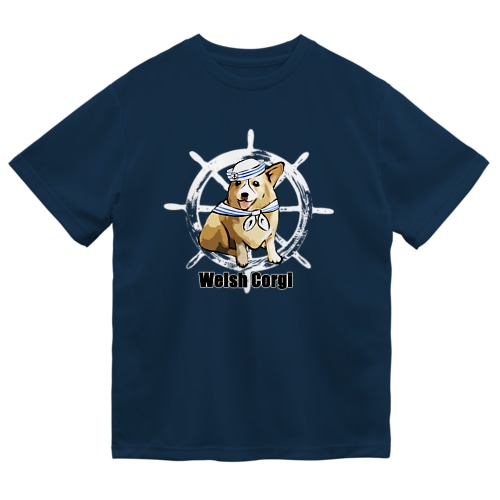 マリンだワン　コーギー Dry T-Shirt