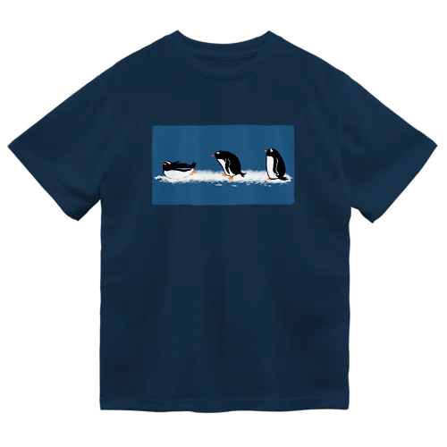ジェンツーペンギンのおさんぽ Dry T-Shirt