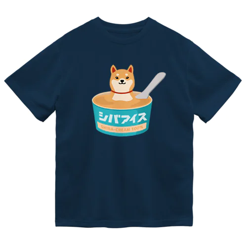 柴クリーム100%のシバアイス Dry T-Shirt