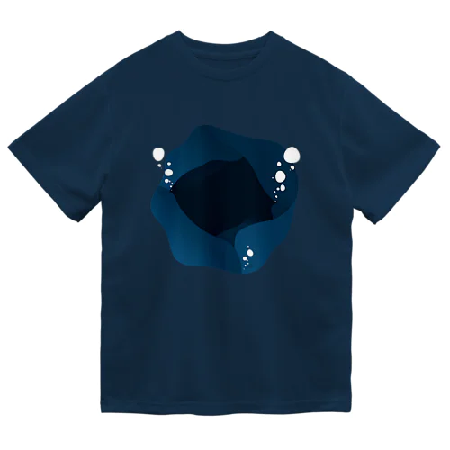 深海の穴 ドライTシャツ