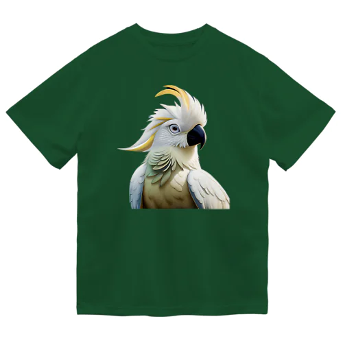 シロビタイムジオウム（Sulphur-crested Cockatoo） Dry T-Shirt