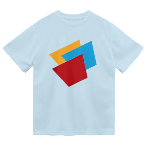 たのしい３色「赤青黄」 Dry T-Shirt