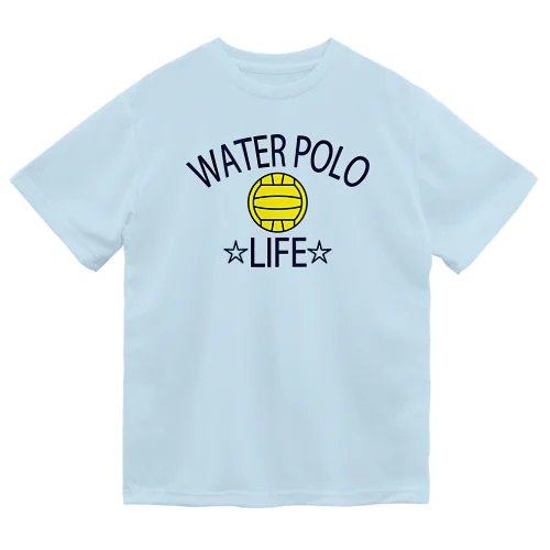 水球(すいきゅう)(water polo)・アイテム・デザイン・Tシャツ・チームT・かっこいい・かわいい・クラブT・球技・得点・ボール・選手・ポジション・部活・スポーツ・シンプル・チームワーク ドライTシャツ