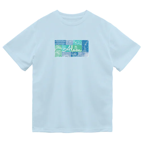 ALAM Ubin / BLUE ドライTシャツ