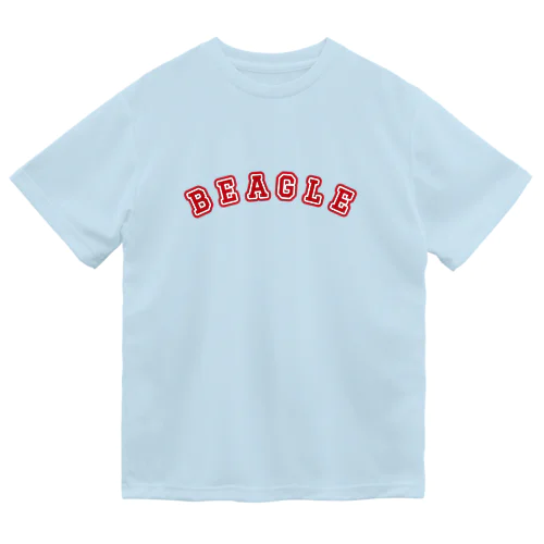 カレッジ風ロゴ_BEAGLE Dry T-Shirt