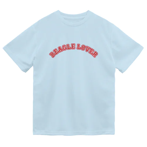 カレッジ風ロゴ_BEAGLE LOVER Dry T-Shirt