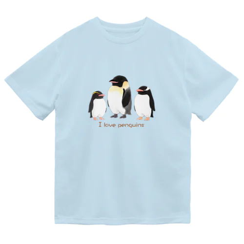 I Love Penguins Dry T-Shirt