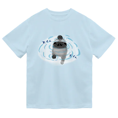 すいむ黒パグ Dry T-Shirt