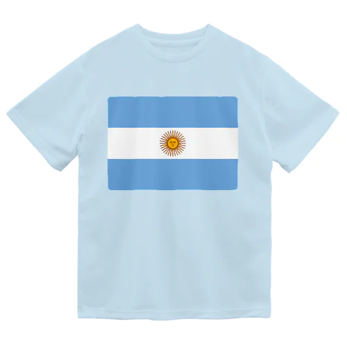 アルゼンチンの国旗 ドライTシャツ