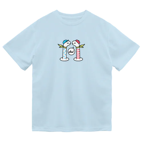 水族館のチンアナゴ　pat05 ドライTシャツ