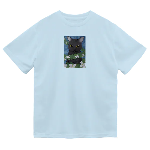 黒猫とドクダミ Dry T-Shirt